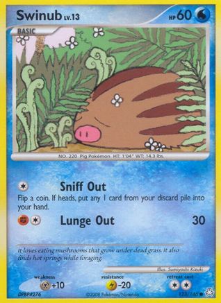 Swinub (123) Reverse Holofoil - Legends Awakened