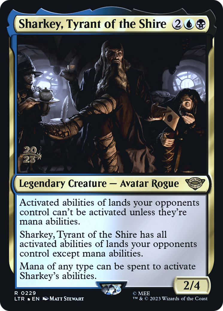 Sharkey, Tyrant of the Shire (229) Foil - Tales of Middle-earth Promos