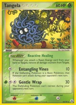 Tangela (44) Reverse Holofoil - Legend Maker