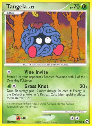 Tangela (87) Reverse Holofoil - Great Encounters
