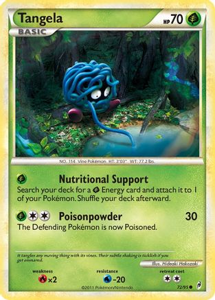 Tangela (72) Reverse Holofoil - Call of Legends