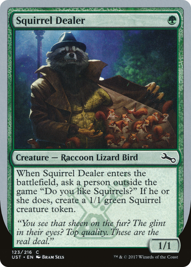 Squirrel Dealer (123) Foil - Unstable