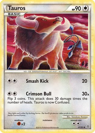 Tauros (41) Reverse Holofoil - Unleashed