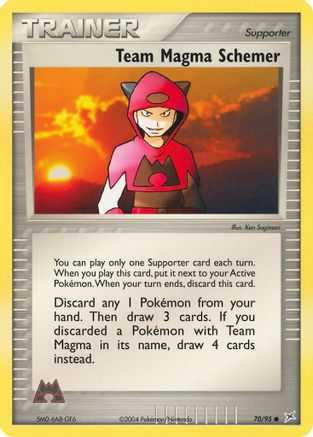Team Magma Schemer (70) Reverse Holofoil - Team Magma vs Team Aqua