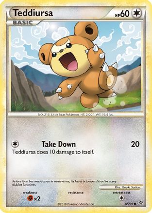 Teddiursa (65) Reverse Holofoil - Unleashed