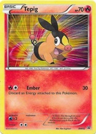 Tepig (BW02) (BW02) Holofoil - Black and White Promos