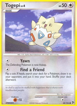 Togepi (88) Reverse Holofoil - Great Encounters