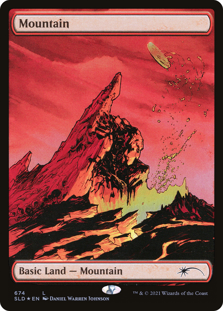 Mountain (674) Foil - Secret Lair Drop
