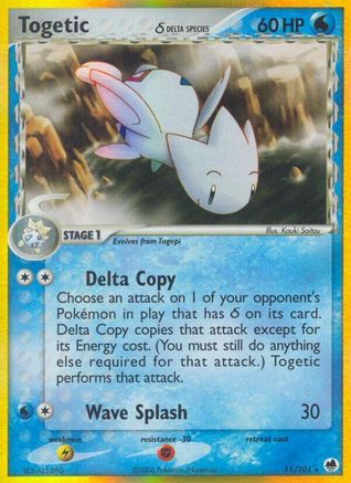 Togetic (Delta Species) (11) Reverse Holofoil - Dragon Frontiers