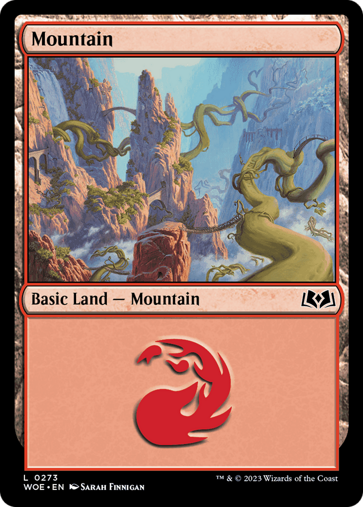 Mountain (273) Foil - Wilds of Eldraine