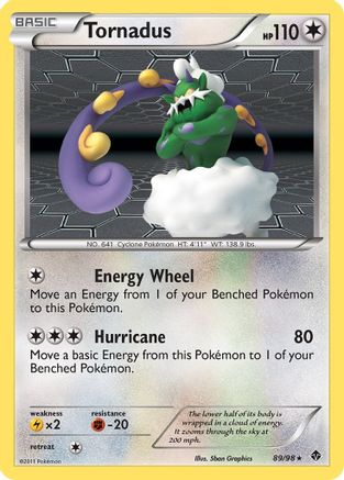 Tornadus (89) Reverse Holofoil - Emerging Powers