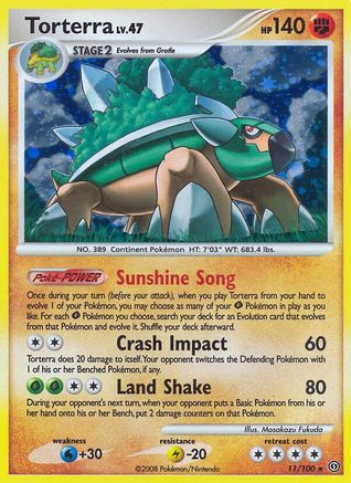 Torterra (11) Reverse Holofoil - Stormfront
