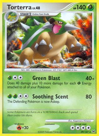 Torterra (39) Reverse Holofoil - Platinum