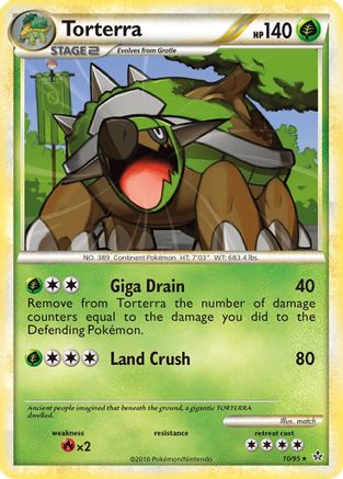 Torterra (10) Reverse Holofoil - Unleashed