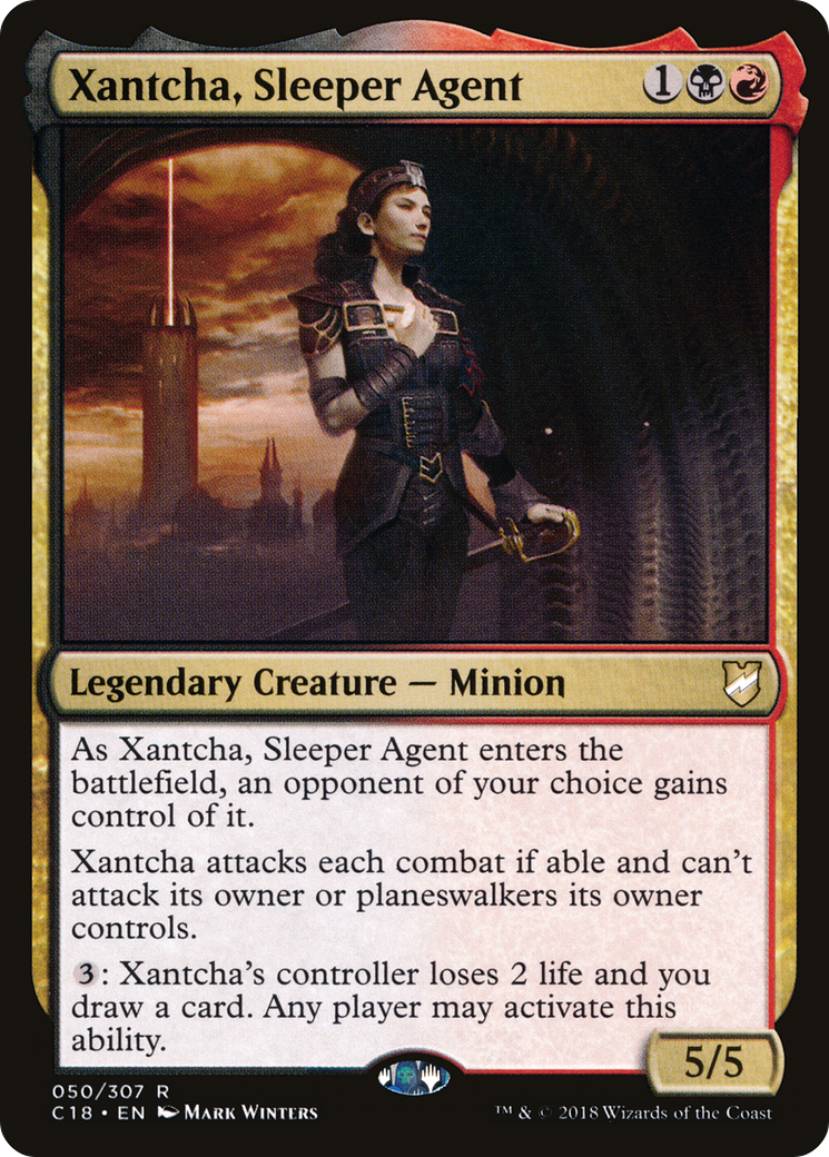 Xantcha, Sleeper Agent (050) - Commander 2018