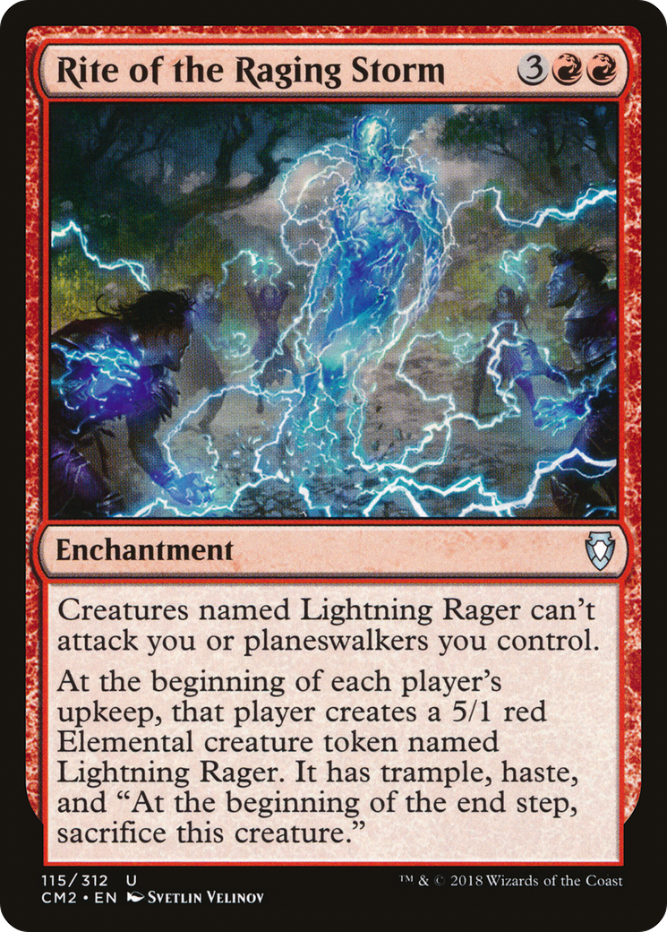 Rite of the Raging Storm (115) - Commander Anthology Volume II