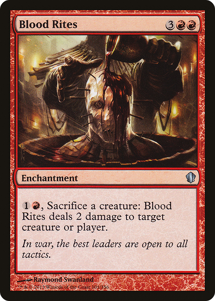 Blood Rites (101) - Commander 2013