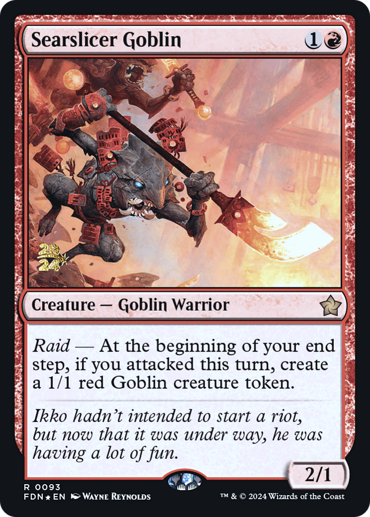 Searslicer Goblin (093) Foil - Foundations Promos