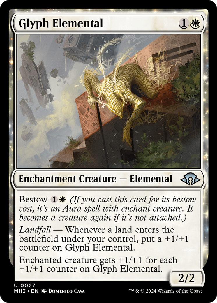 Glyph Elemental (027) Foil - Modern Horizons 3