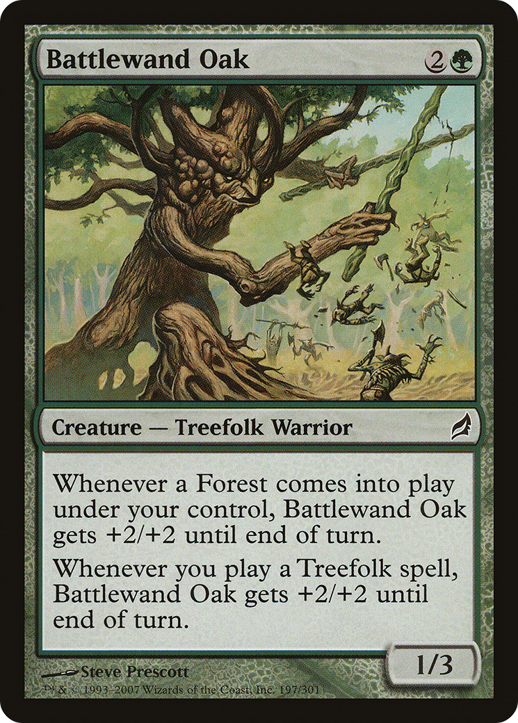 Battlewand Oak (197) Foil - Lorwyn