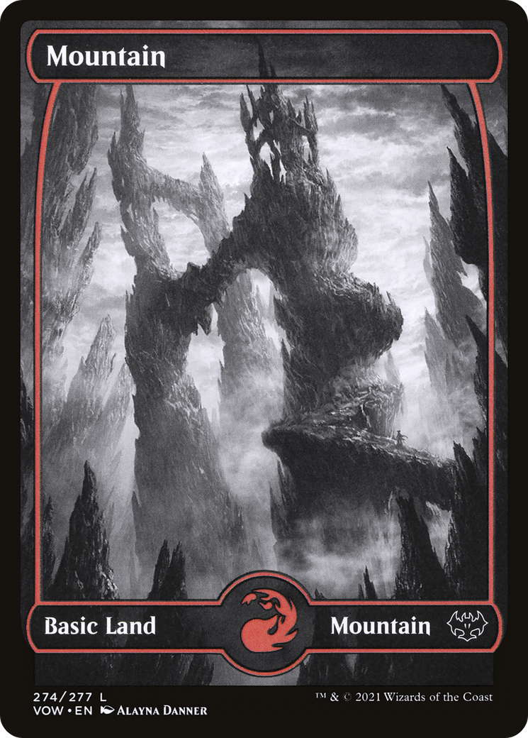 Mountain (274) Foil - Innistrad: Crimson Vow