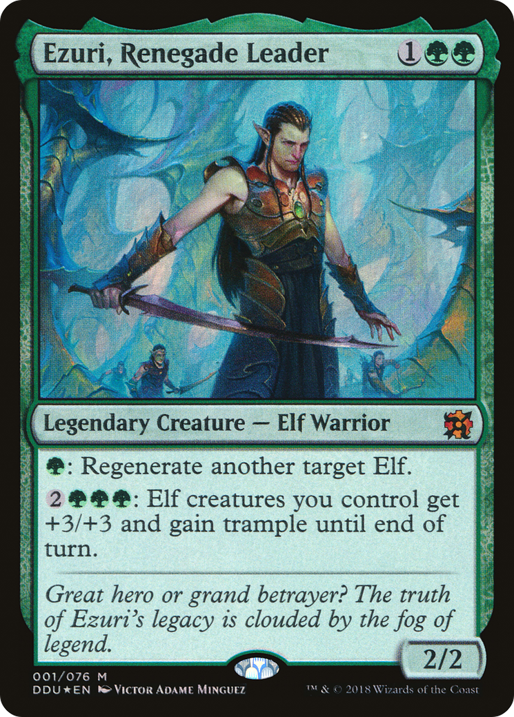 Ezuri, Renegade Leader (001) Foil - Duel Decks: Elves vs. Inventors