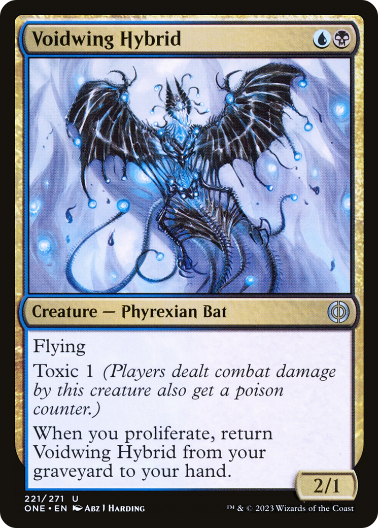 Voidwing Hybrid (221) Foil - Phyrexia: All Will Be One