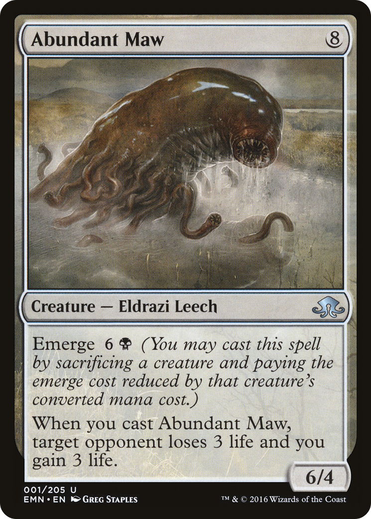 Abundant Maw (001) Foil - Eldritch Moon
