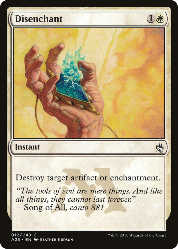 Disenchant (012) Foil - Masters 25