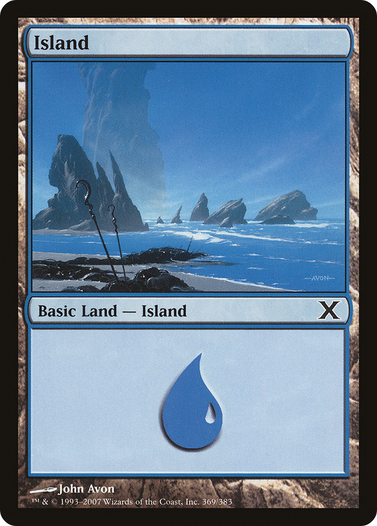 Island (369) Foil - Tenth Edition