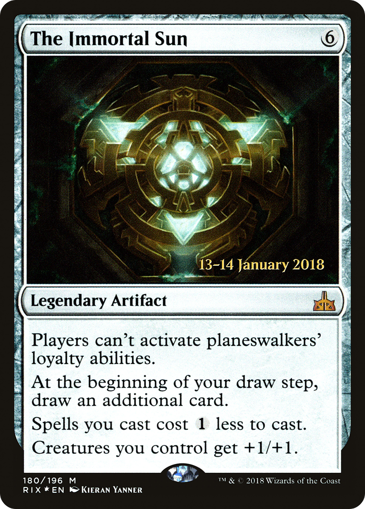 The Immortal Sun (180) Foil - Rivals of Ixalan Promos