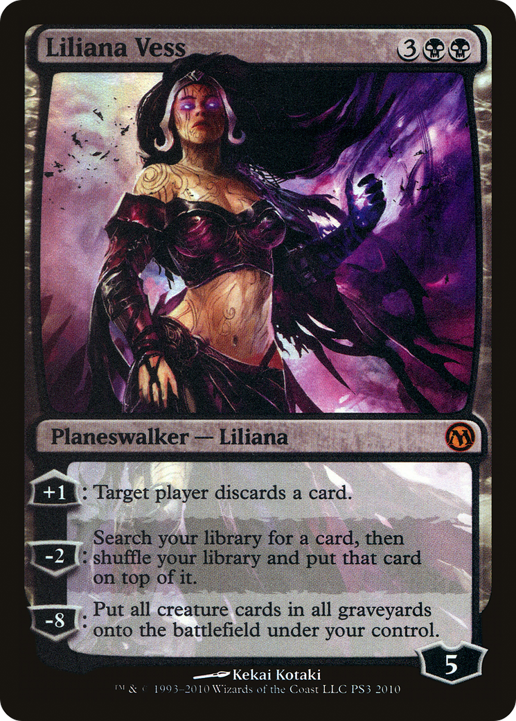 Liliana Vess (001) Foil - Duels of the Planeswalkers 2010 Promos