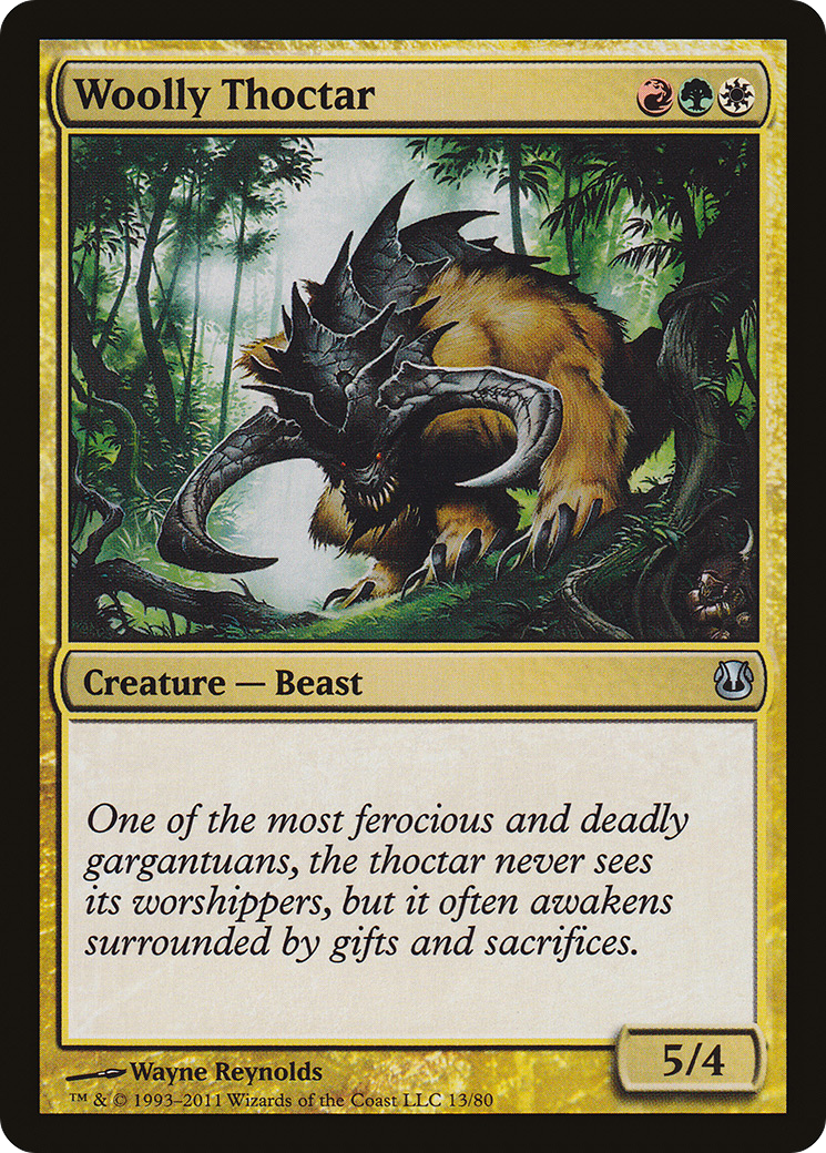 Woolly Thoctar (013) - Duel Decks: Ajani vs. Nicol Bolas