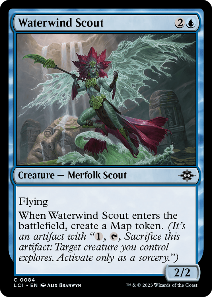 Waterwind Scout (084) Foil - The Lost Caverns of Ixalan
