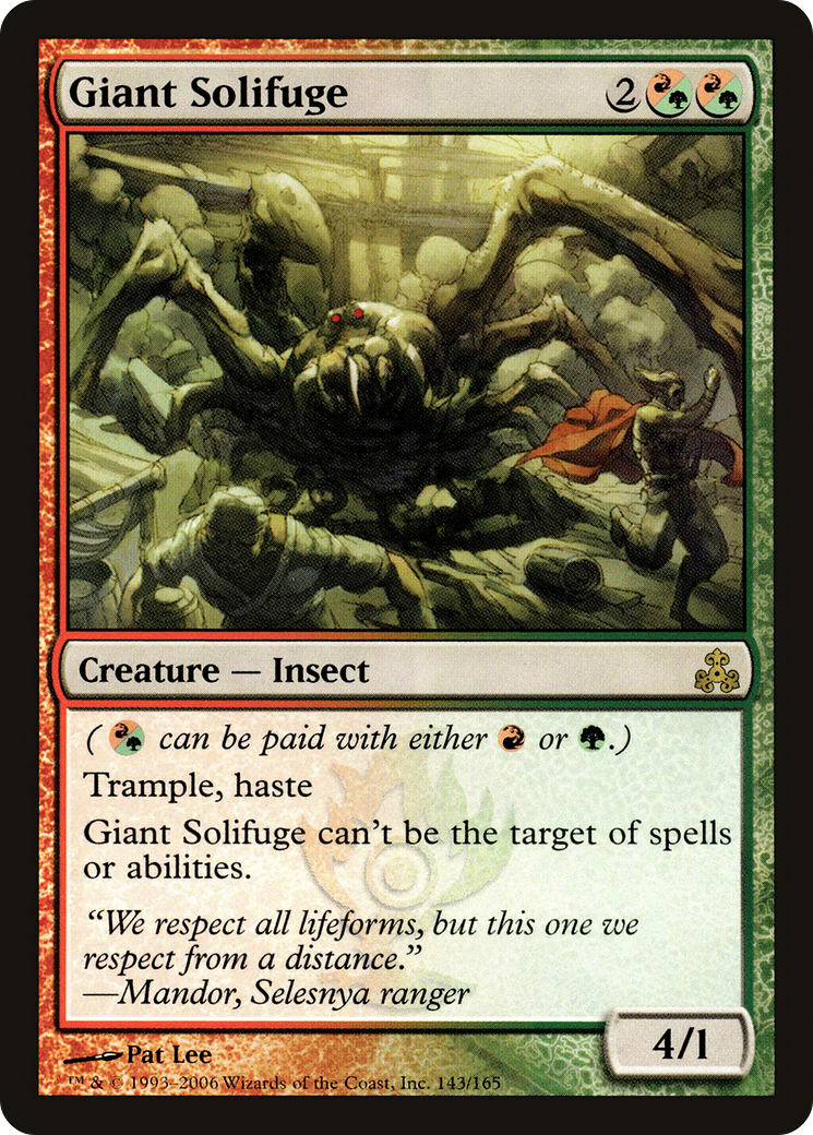 Giant Solifuge (143) Foil - Guildpact