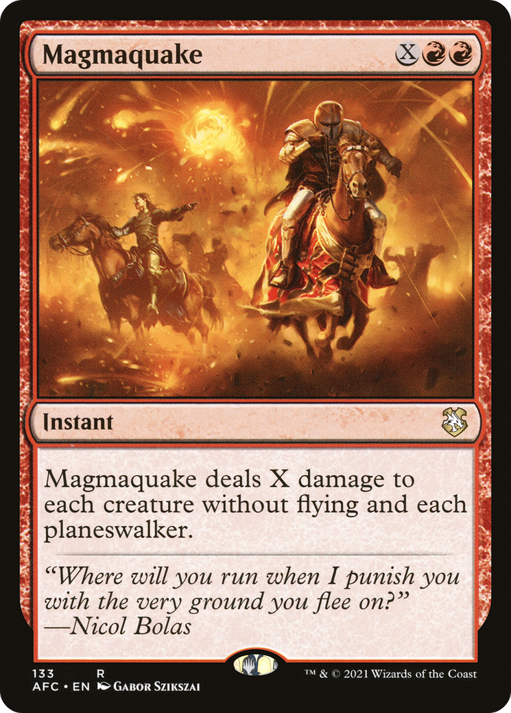 Magmaquake (133) - Forgotten Realms Commander