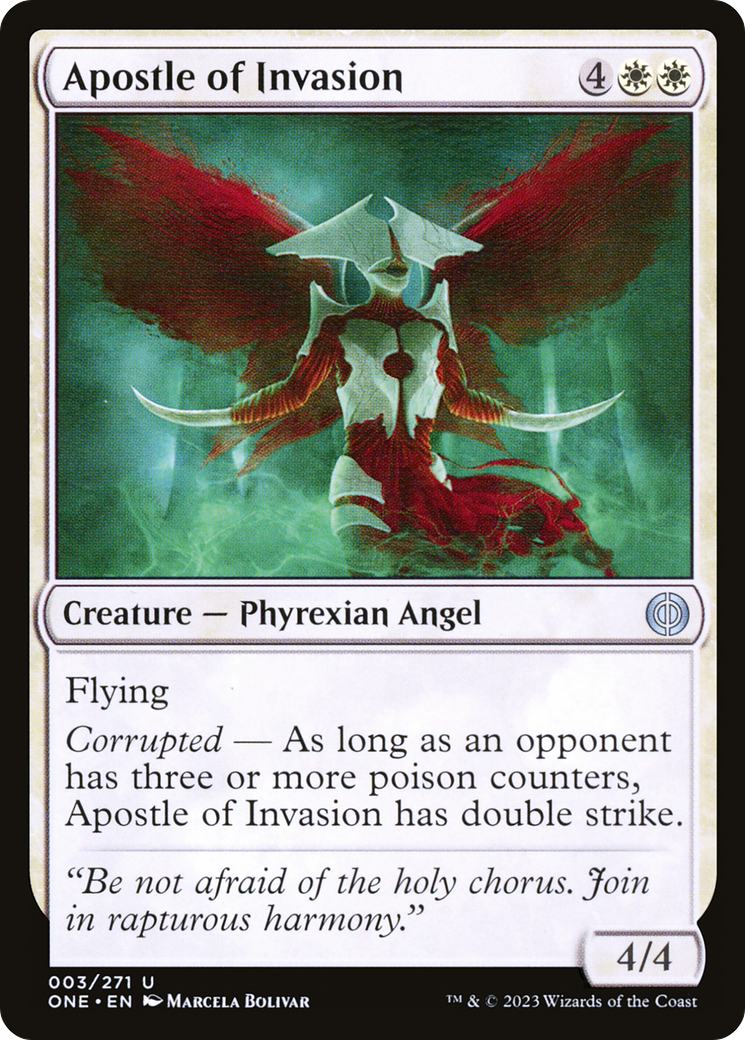 Apostle of Invasion (003) Foil - Phyrexia: All Will Be One