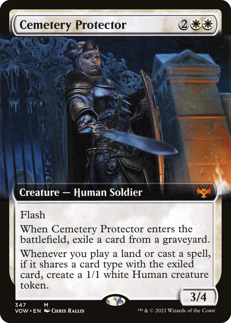 Cemetery Protector (Extended Art) (347) - Innistrad: Crimson Vow