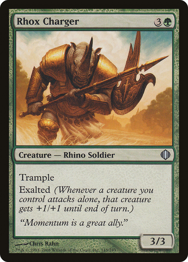 Rhox Charger (145) Foil - Shards of Alara
