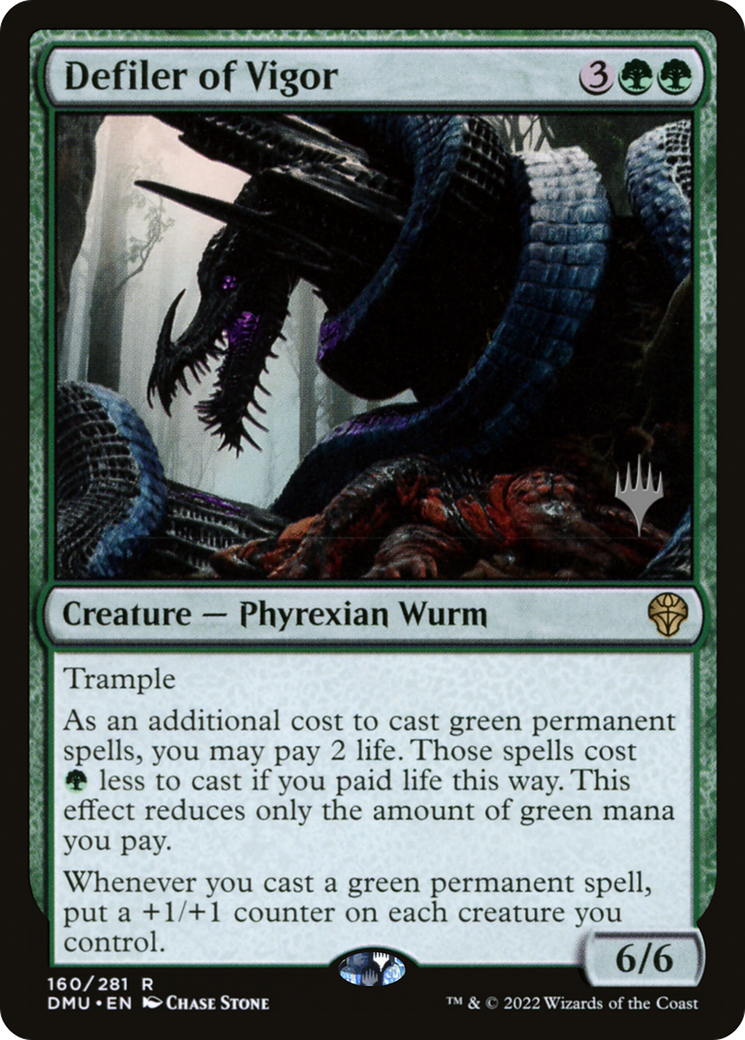 Defiler of Vigor (160p) Foil - Dominaria United Promos
