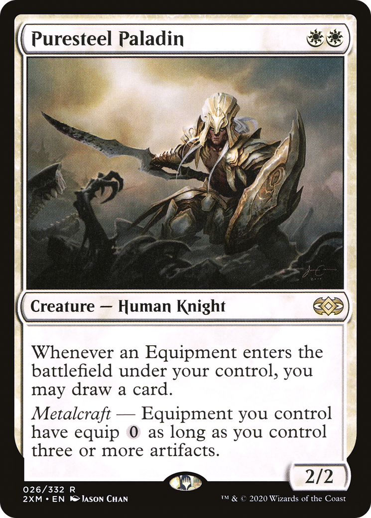 Puresteel Paladin (026) - Double Masters