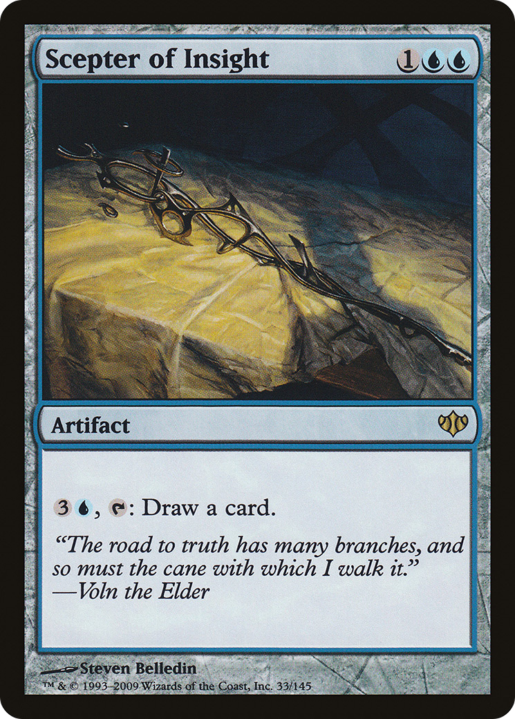 Scepter of Insight (033) Foil - Conflux