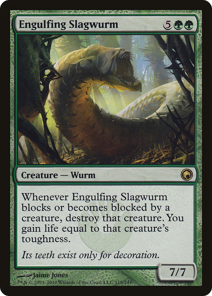 Engulfing Slagwurm (118) Foil - Scars of Mirrodin