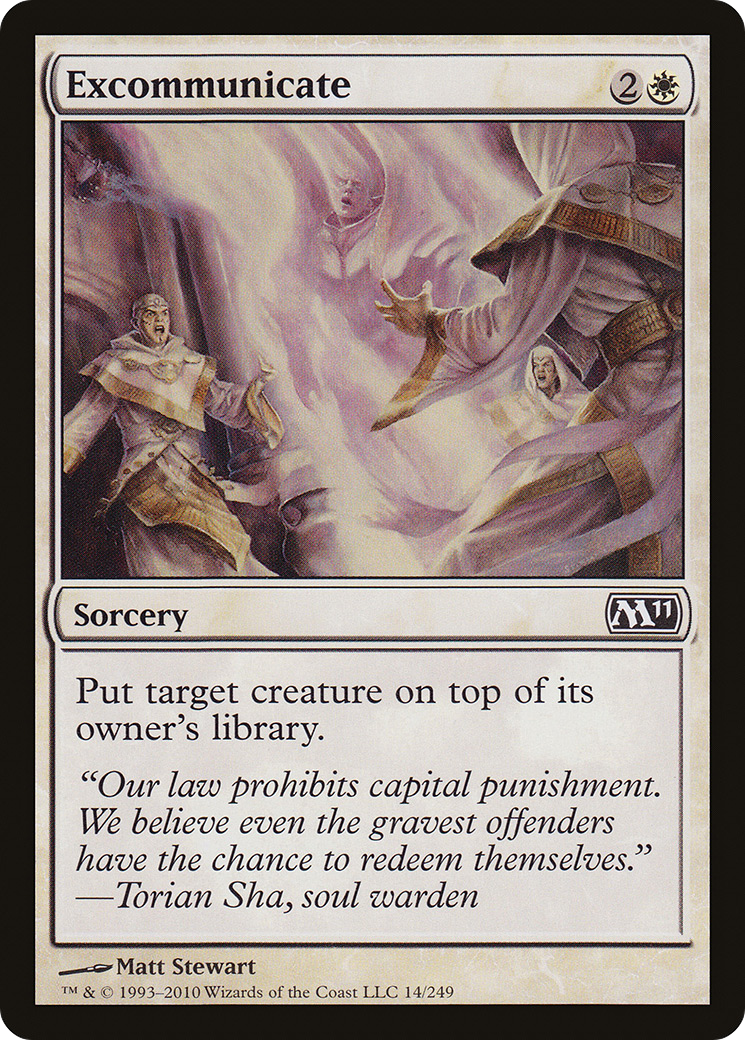 Excommunicate (014) Foil - Magic 2011