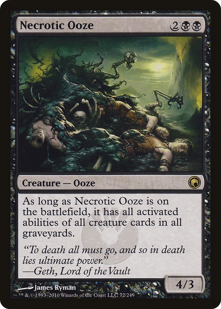 Necrotic Ooze (072) - Scars of Mirrodin