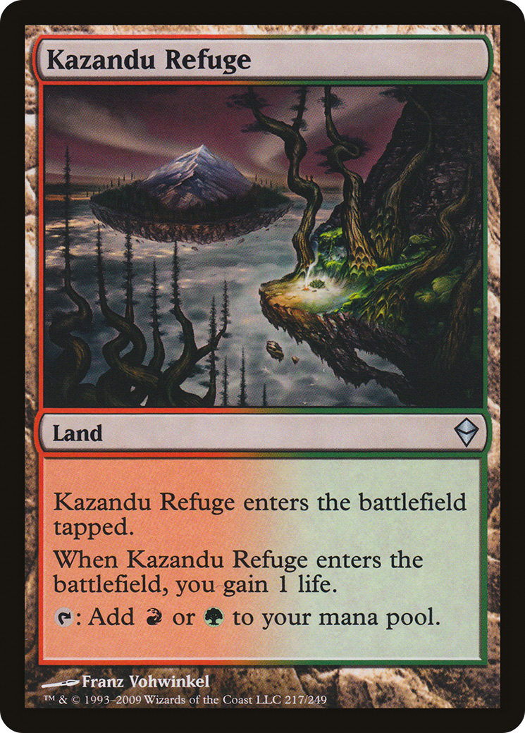 Kazandu Refuge (217) - Zendikar