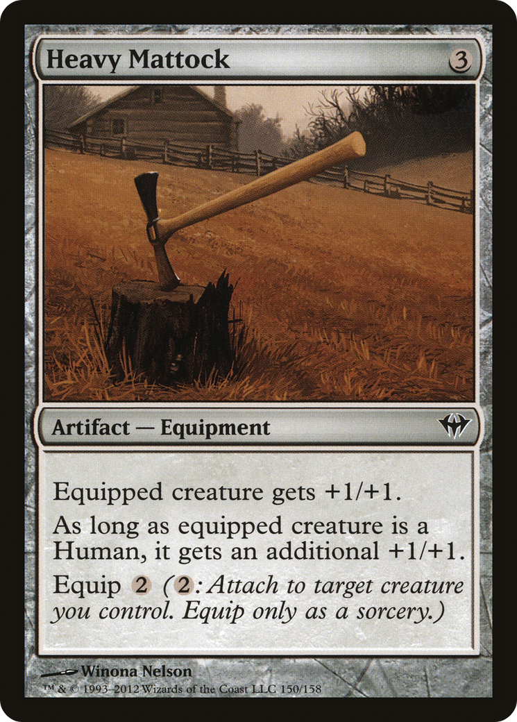 Heavy Mattock (150) Foil - Dark Ascension