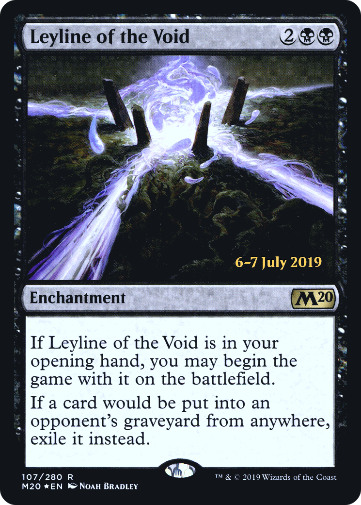 Leyline of the Void (107) Foil - Core Set 2020 Promos