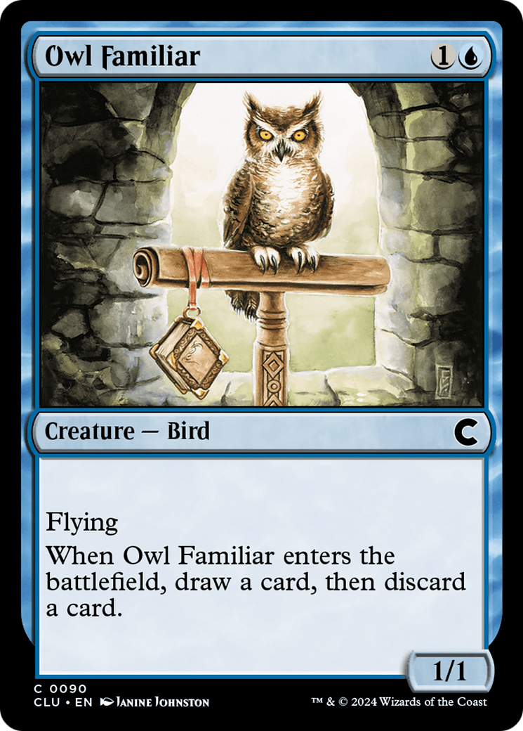 Owl Familiar (090) - Ravnica: Clue Edition