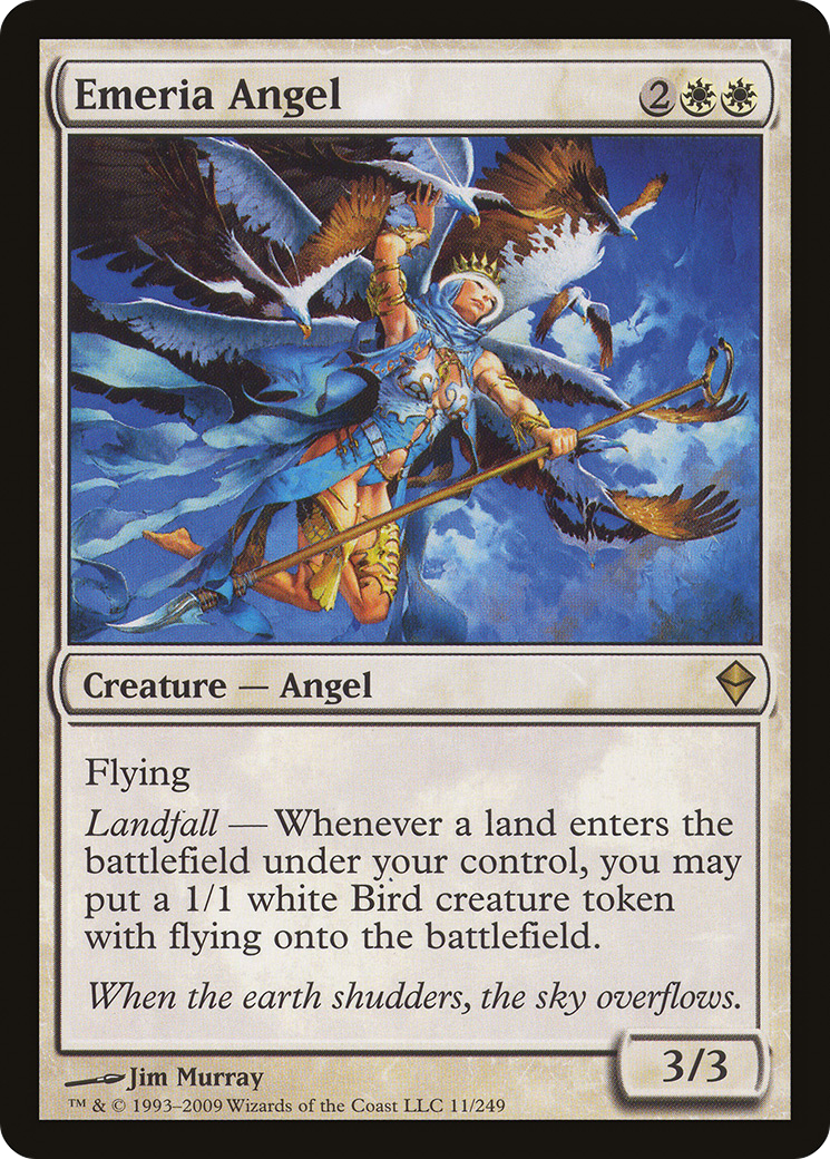 Emeria Angel (011) Foil - Zendikar